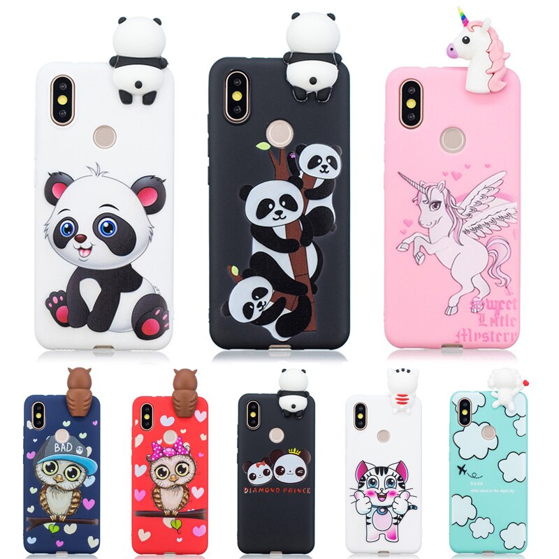 Funda For Huawei Y6 2019 Case 3D Unicorn Panda Owl ..
